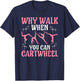 Girls' Cool Cartwheel Gymnastics - Black, Classic Fit, Short Sleeve, Cotton-Polyester T-Shirt - T-Shirt | Navy