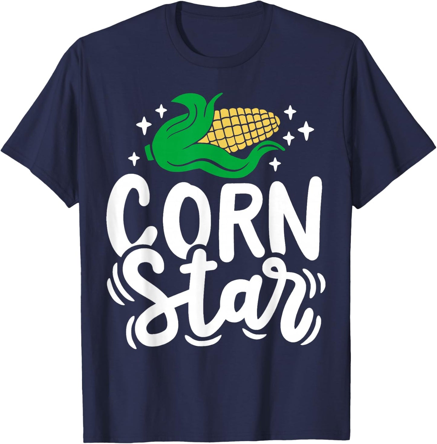 Corn Corn Star T-Shirt - T-Shirt | Navy