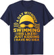 Funny Swimming Art Women Swim Team Coach Swimmer T-Shirt - T-Shirt | Navy