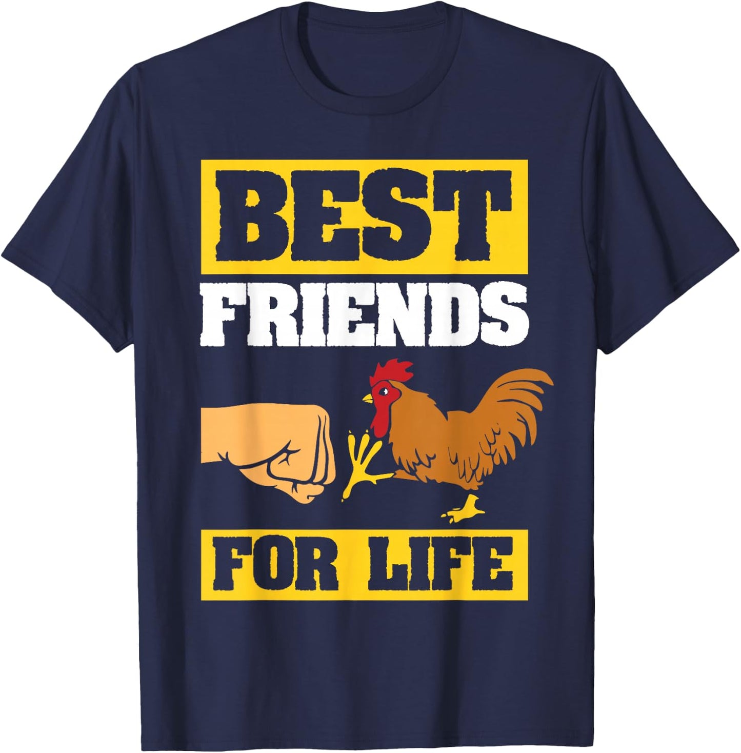 Best Friend Chicken Whisper T-Shirt - T-Shirt | Navy