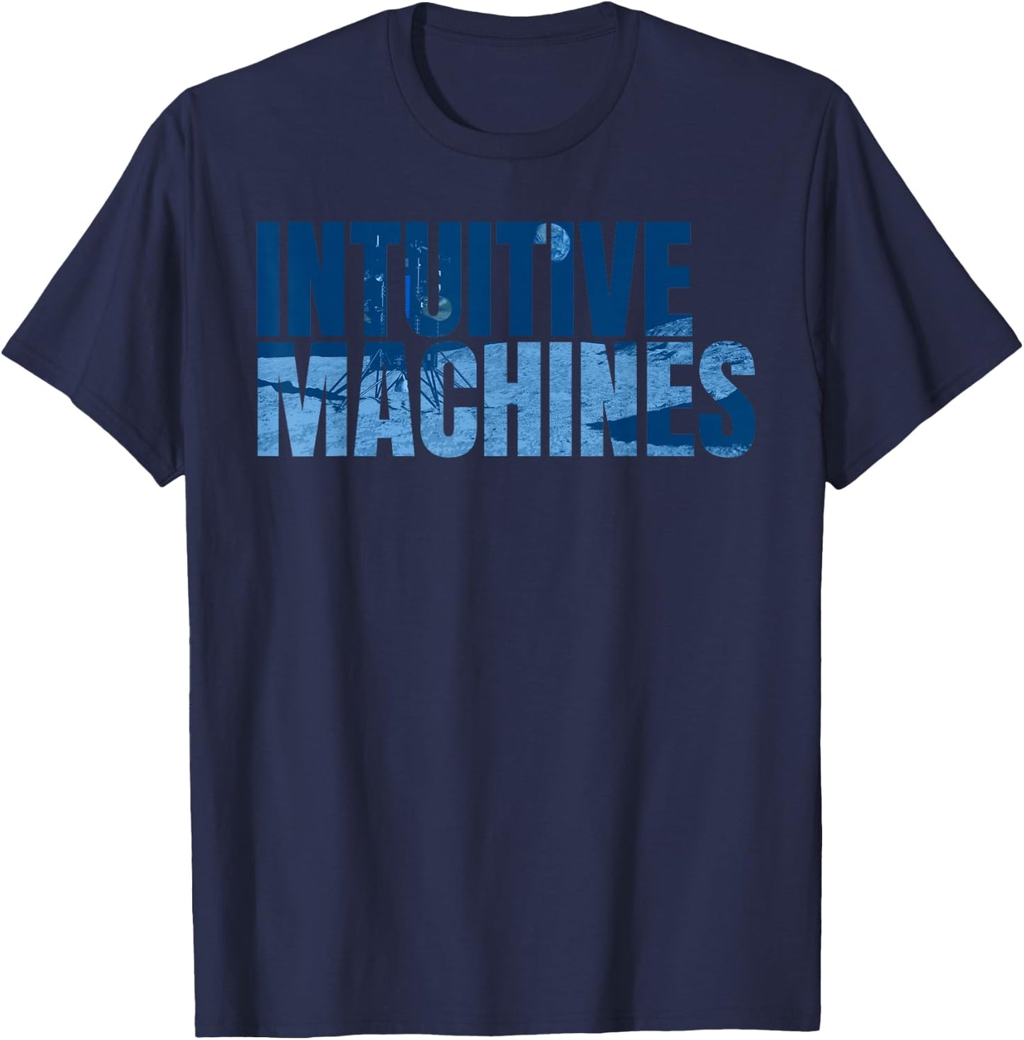 Intuitive Machines IM-1 Window , Black, Small T-Shirt - T-Shirt | Navy