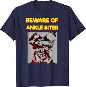 Beware Of Ankle Biter T-Shirt - T-Shirt | Navy