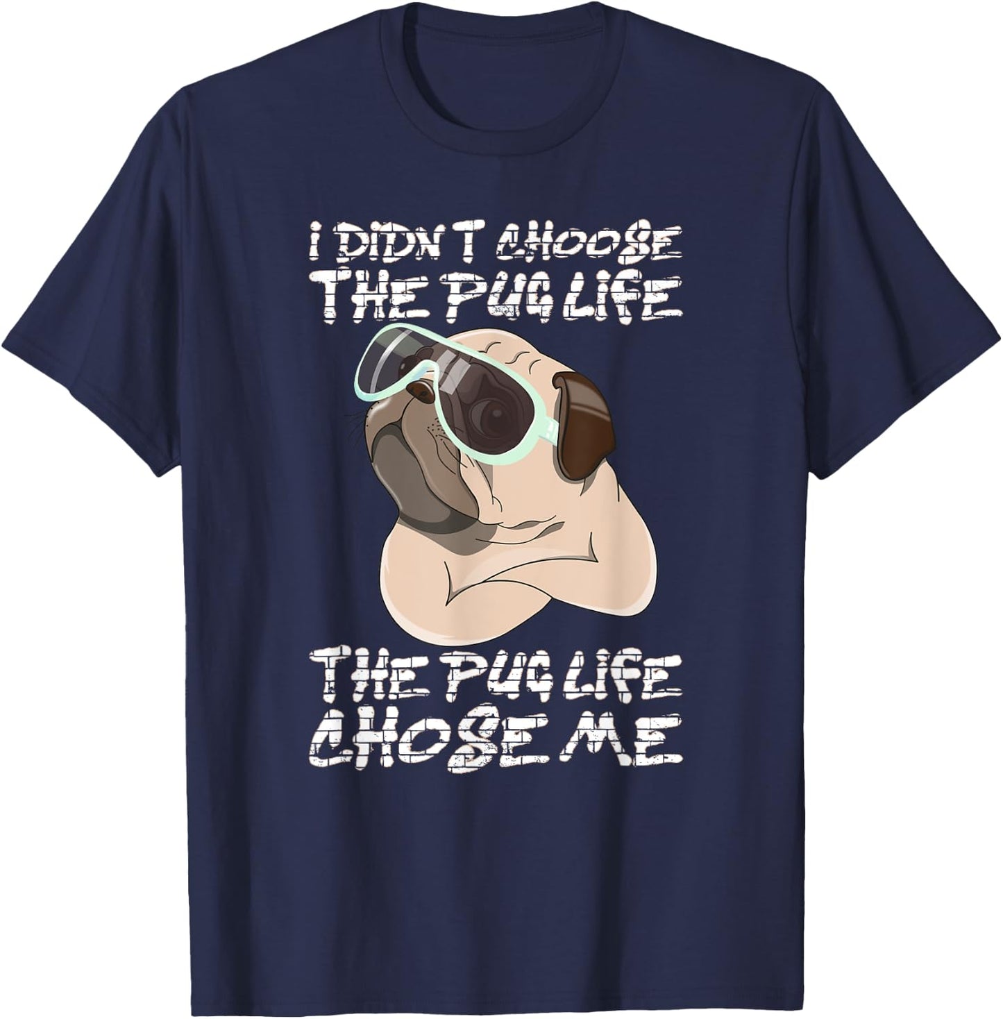 I didn't choose the life it chose me T-Shirt - T-Shirt | Navy