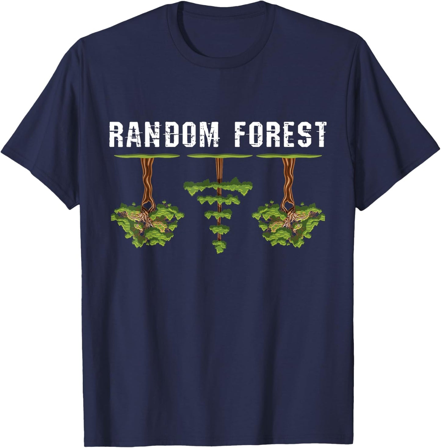 Random Forest Model Classification - Machine Learning T-Shirt - T-Shirt | Navy