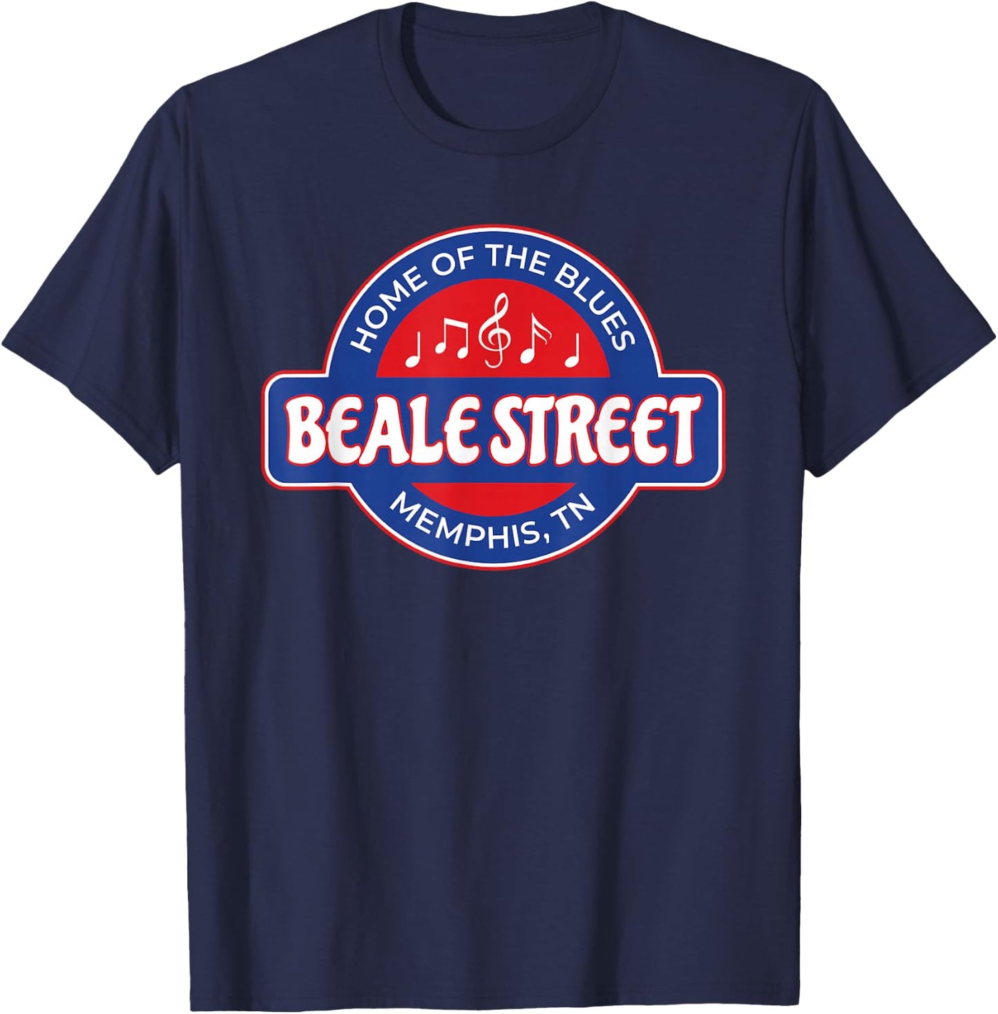 Memphis Beale Street T-Shirt - T-Shirt | Navy