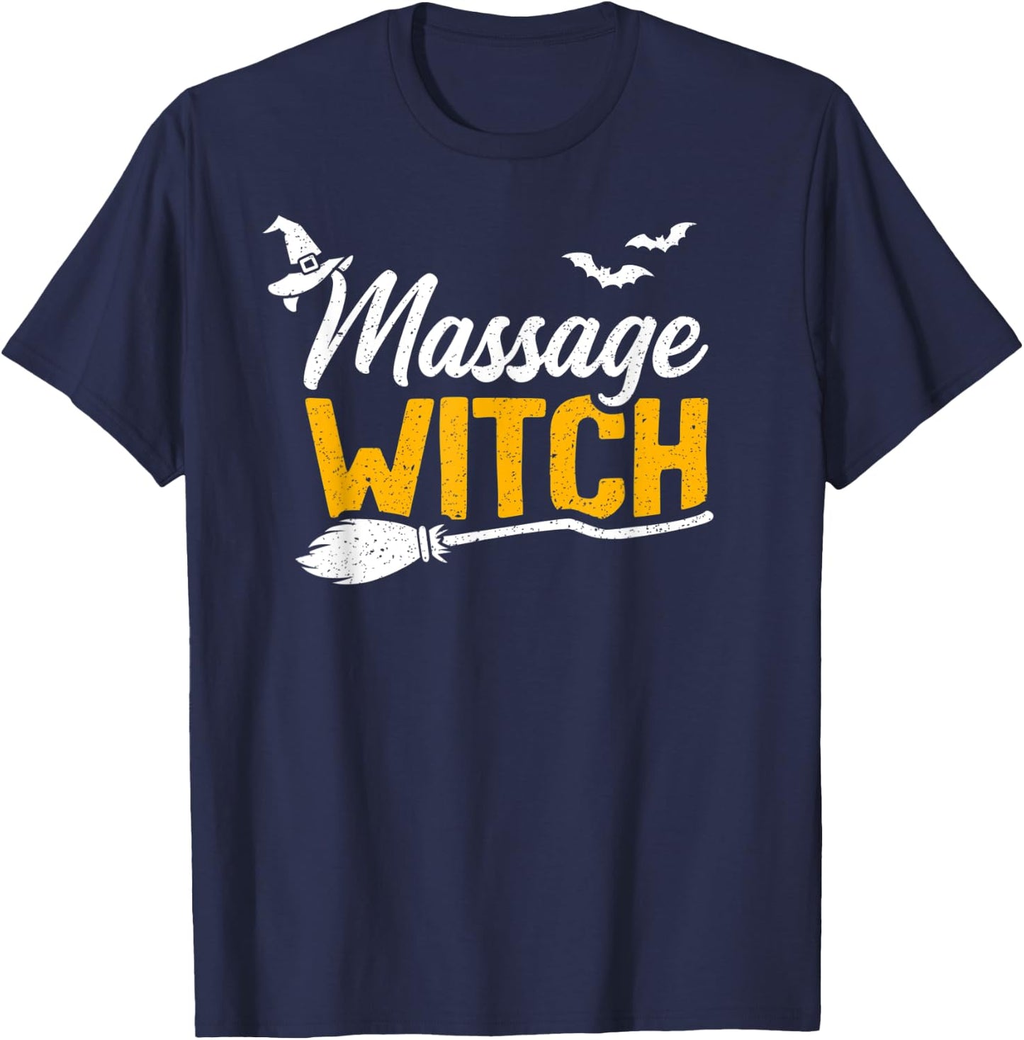Massage Witch Shirt LMT Halloween Costume Spooky Funny T-Shirt - T-Shirt | Navy