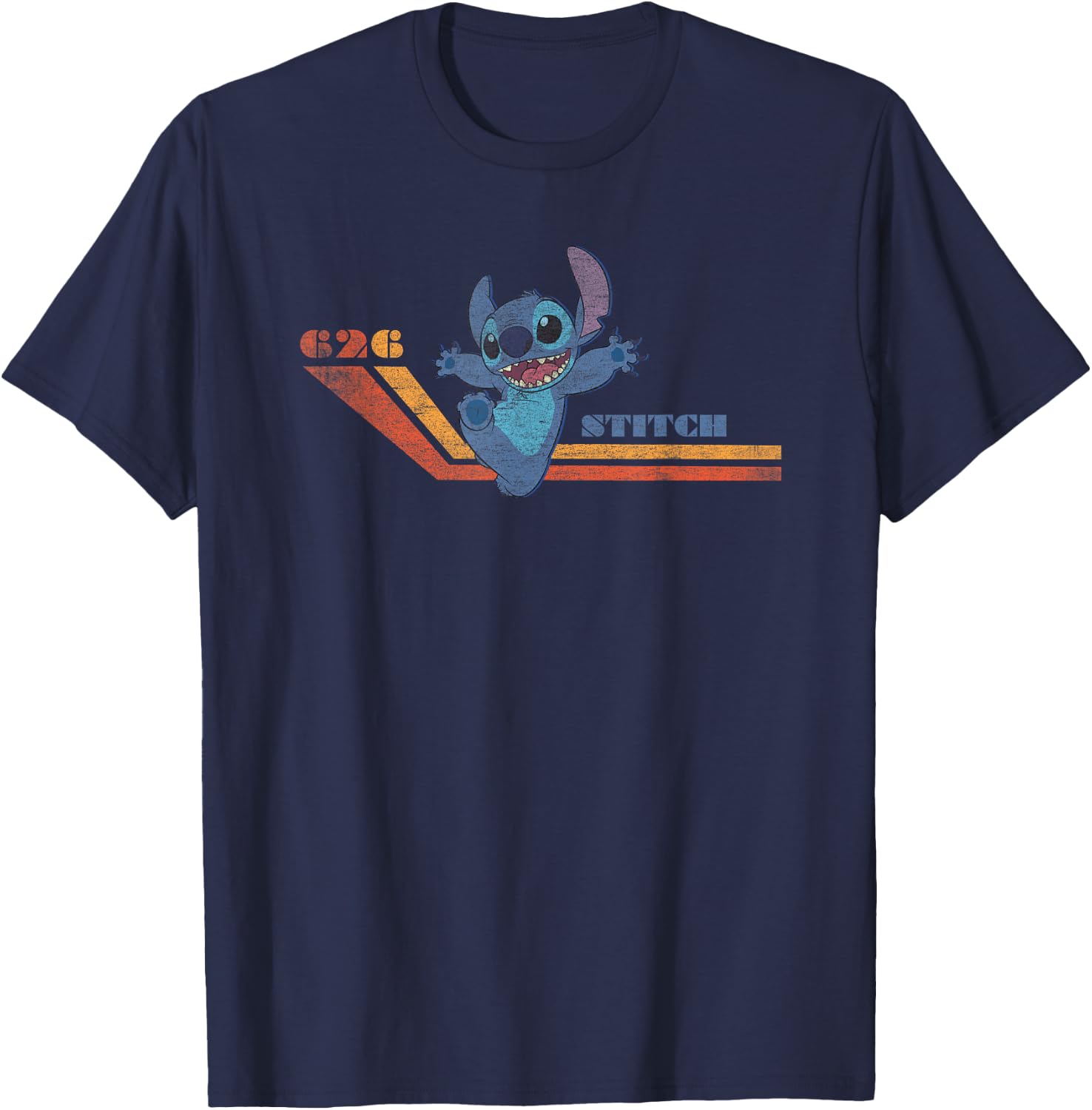 Lilo & Stitch - 626 Vintage T-Shirt - T-Shirt | Navy