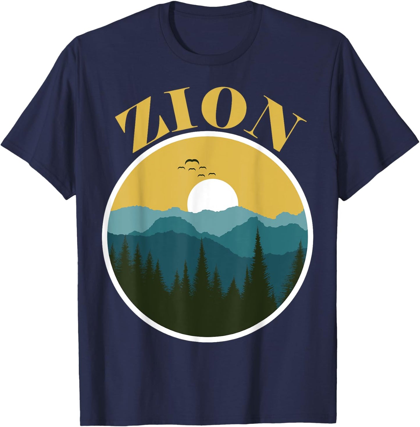 Zion National Park Utah Zion Utah Family Trip and Hiking T-Shirt - T-Shirt | Navy