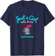 Elephant Shirt for Girls | Children's Elephant T-Shirt - T-Shirt | Navy