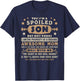 Yes I'm Spoiled Son But Not Yours Family Matching Gifts Son T-Shirt - T-Shirt | Navy