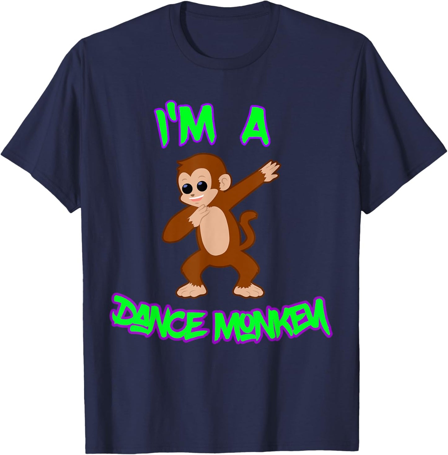Dance Monkey T-Shirt - T-Shirt | Navy