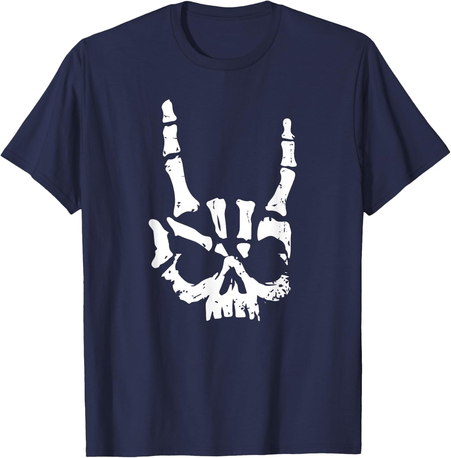 Heavy Metal Rocker Punk Rock Music Hard Rock T-Shirt - T-Shirt | Navy