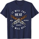 Fire Forged Knife Maker Bladesmith Blacksmith T-Shirt - T-Shirt | Navy
