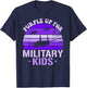 Purple Up For Military Kids F-15 Eagle Kids Purple Up T-Shirt - T-Shirt | Navy