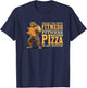 Yeah I'm Into Fitness Whole Pizza In My Mouth | Funny Bear T-Shirt - T-Shirt | Navy