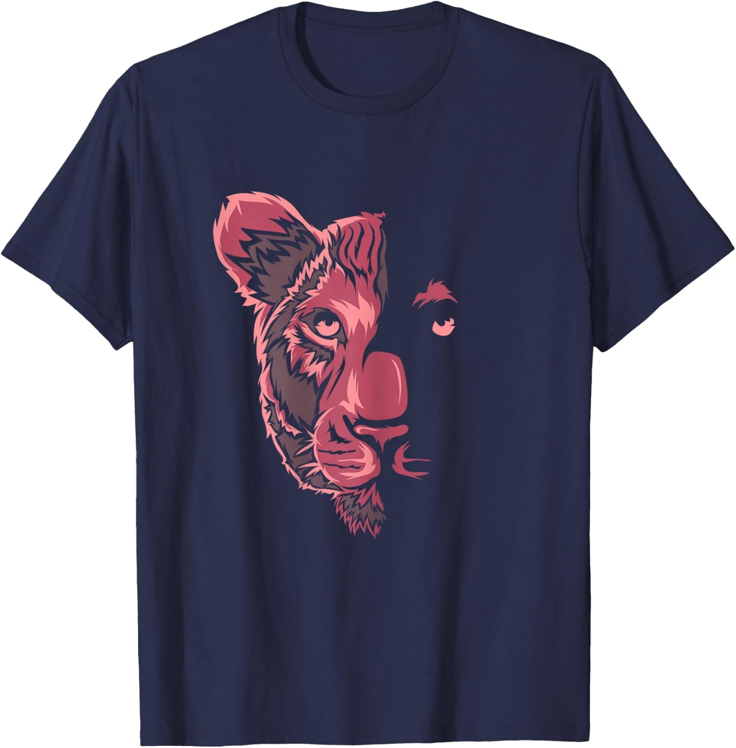 Lioness Lion T-Shirt - T-Shirt | Navy