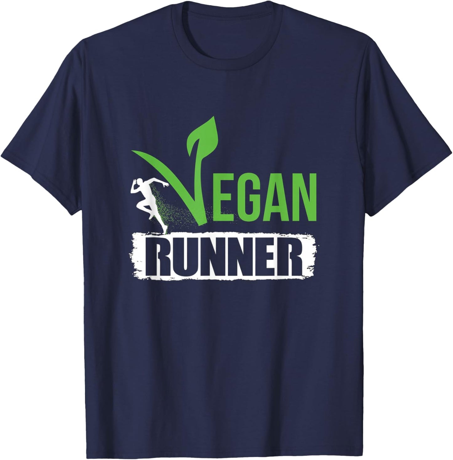 Vegan Runner T-Shirt - T-Shirt | Navy