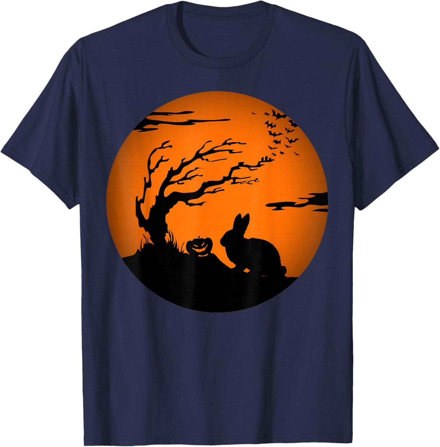 Rabbit Halloween T-Shirt - T-Shirt | Navy