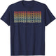 Retro 70s Shipper Receiver Job Title T-Shirt - T-Shirt | Navy