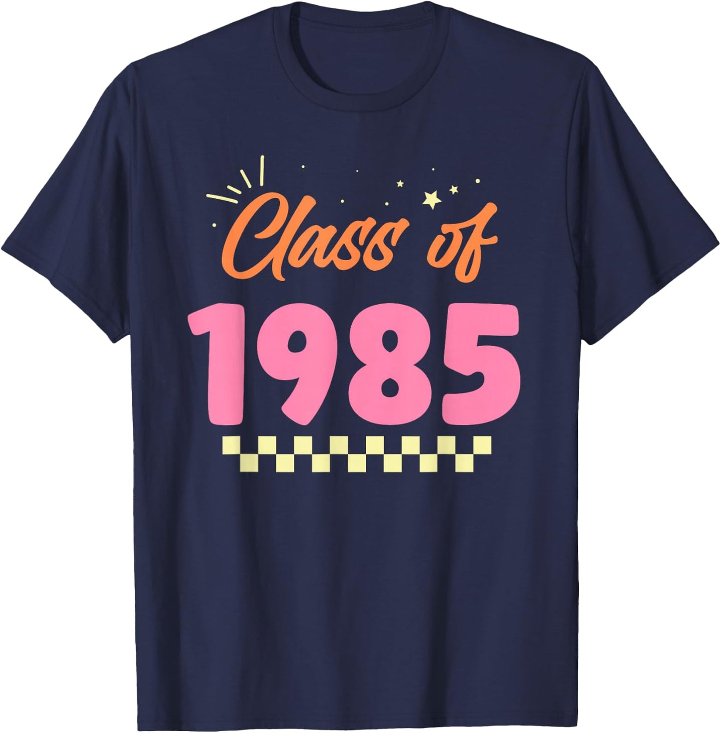 Class of 1985 School Graduation Meetup Reunion T-Shirt - T-Shirt | Navy