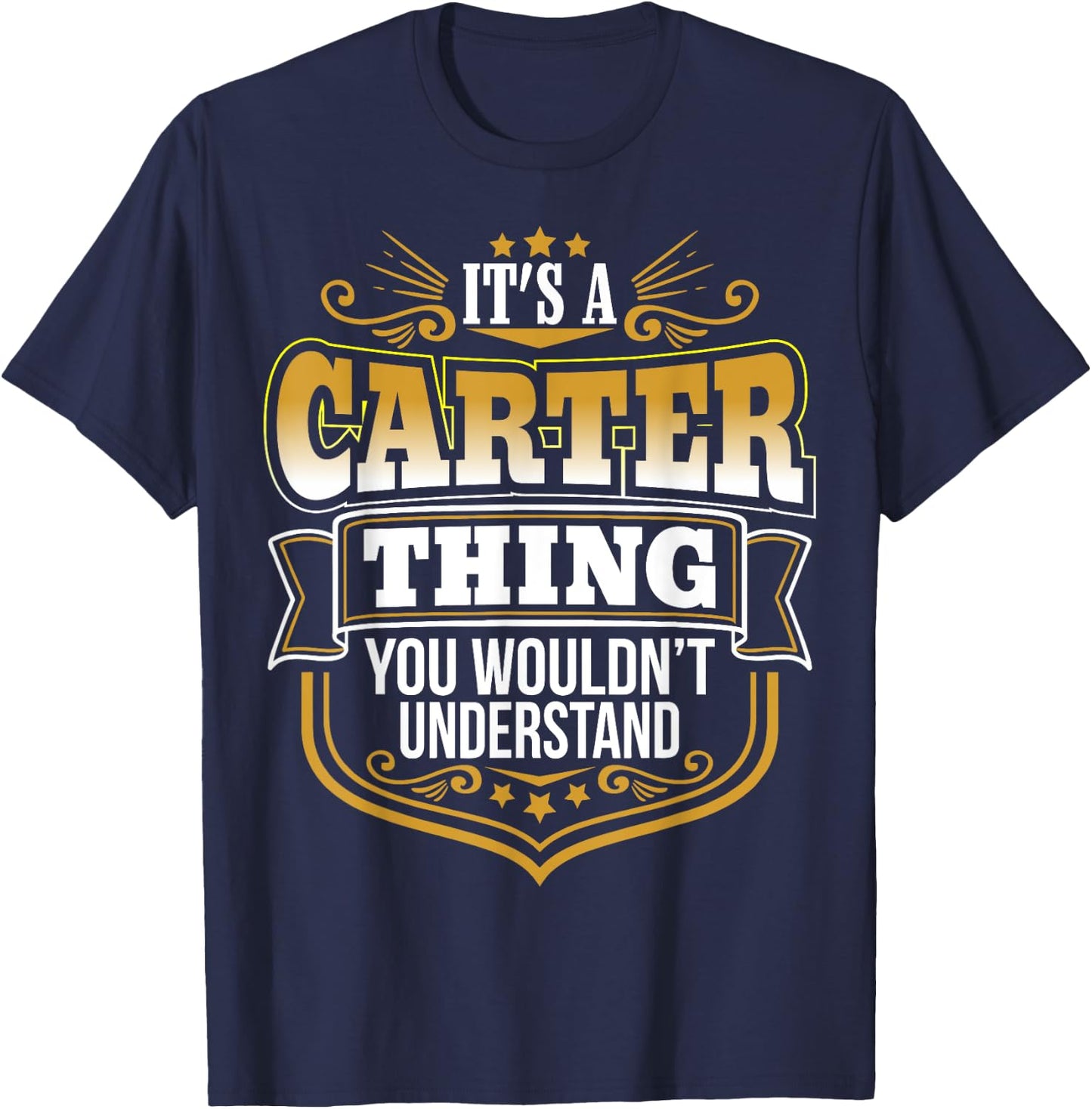 It's a CARTER thing you wouldn't Understand Xmas T-Shirt - T-Shirt | Navy