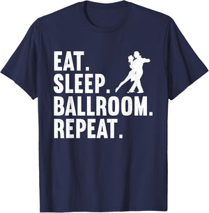 Funny Ballroom Design Women Dance Ballroom Dancing T-Shirt - T-Shirt | Navy