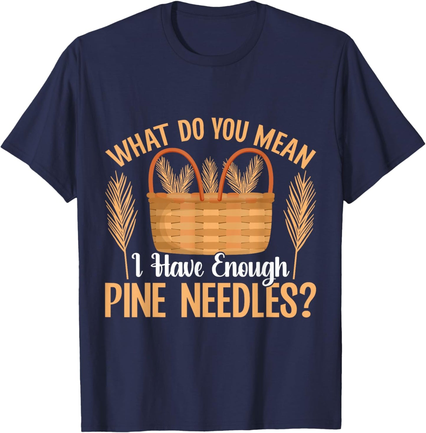 Basket Weaving Supplies T-Shirt - T-Shirt | Navy