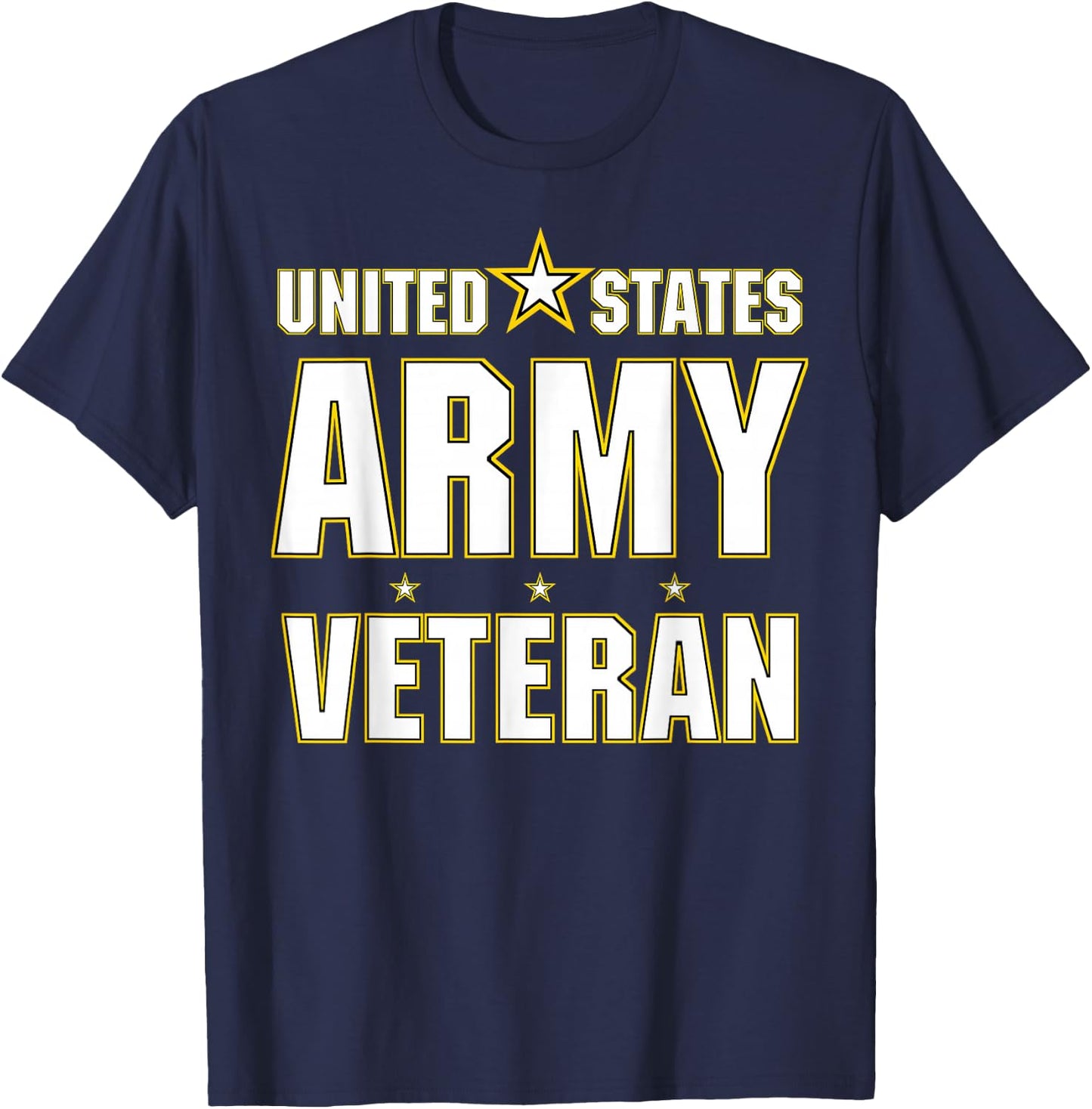 Us United States Army Star Military T-Shirt - T-Shirt | Navy