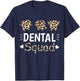 Leopard Dental Squad Costume Dental Assistant Women T-Shirt - T-Shirt | Navy