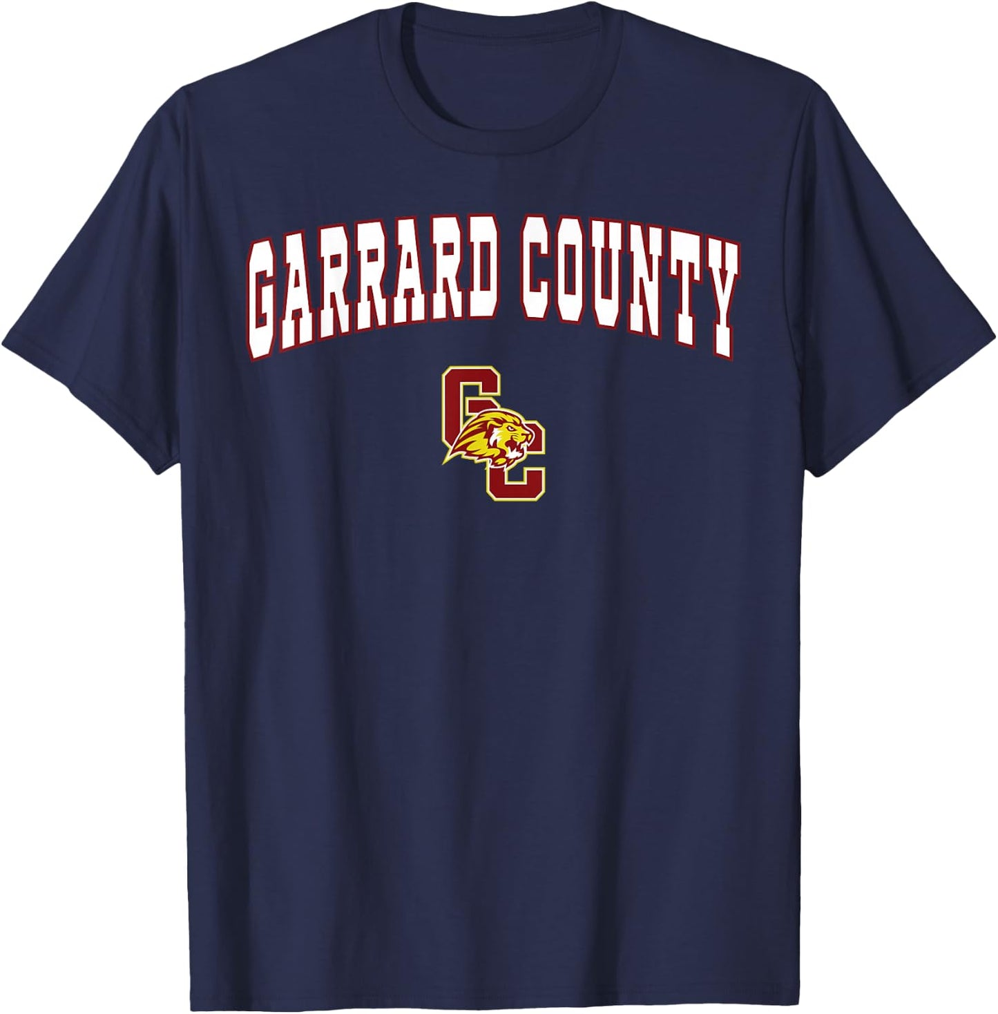 Garrard County High School Golden Lions T-Shirt - T-Shirt | Navy
