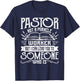 Not A Miracle Worker But I Can Lead You - Pastor Preacher T-Shirt - T-Shirt | Navy