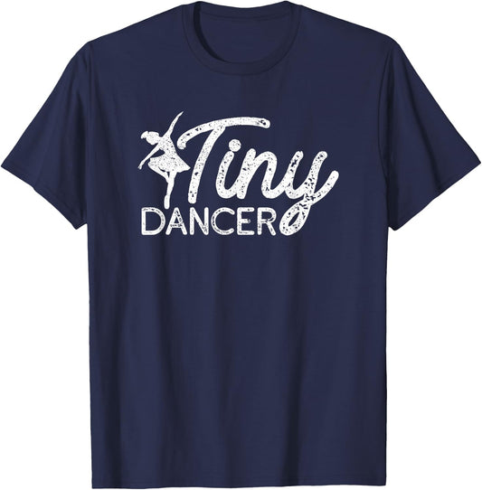 Tiny Dancer Cute Dance Boys Girls Salsa Ballet Dancing Youth T-Shirt - T-Shirt | Navy