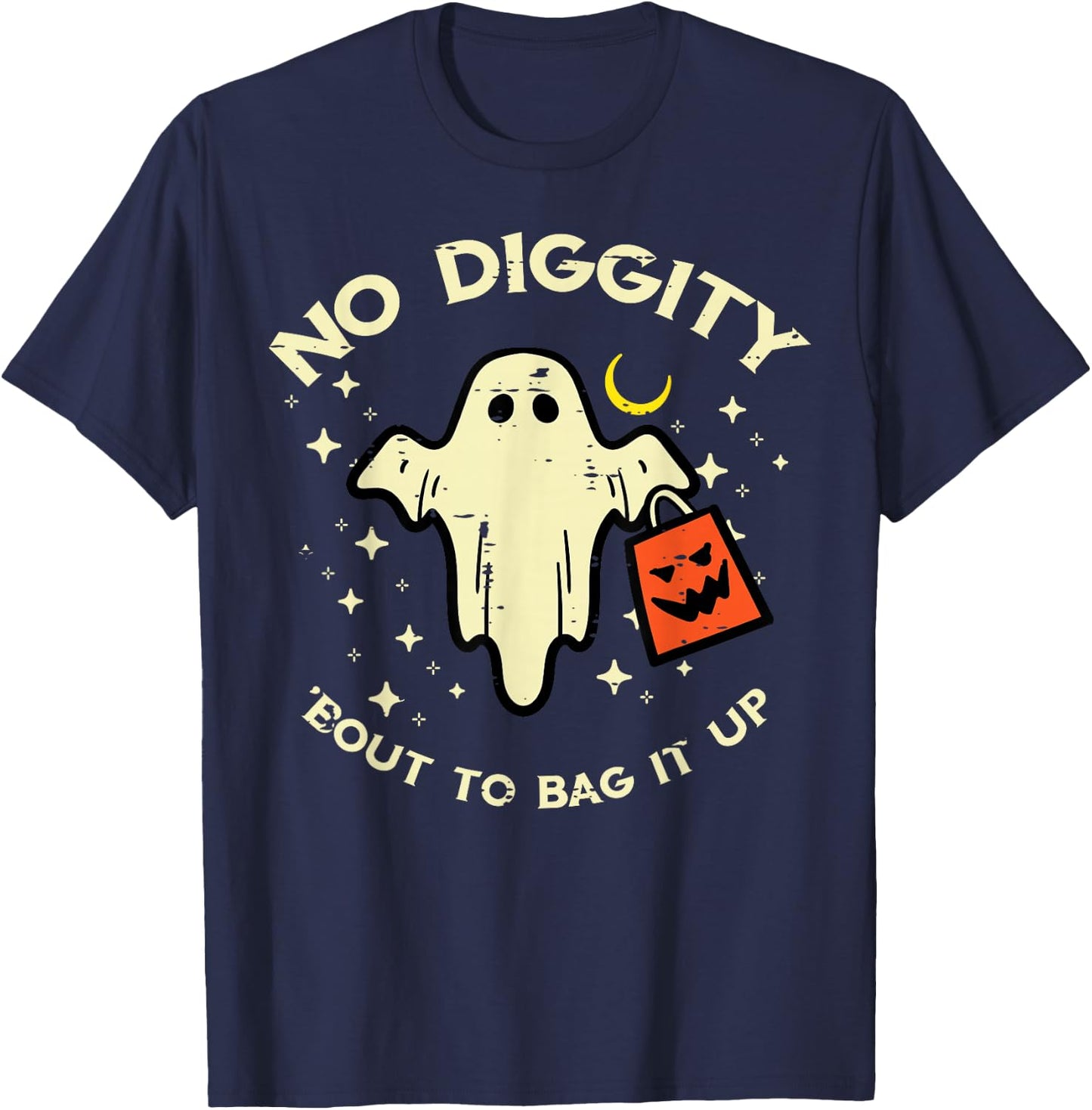 Halloween Ghost Costume Toddler Boys Girls Kids Women Men T-Shirt - T-Shirt | Navy