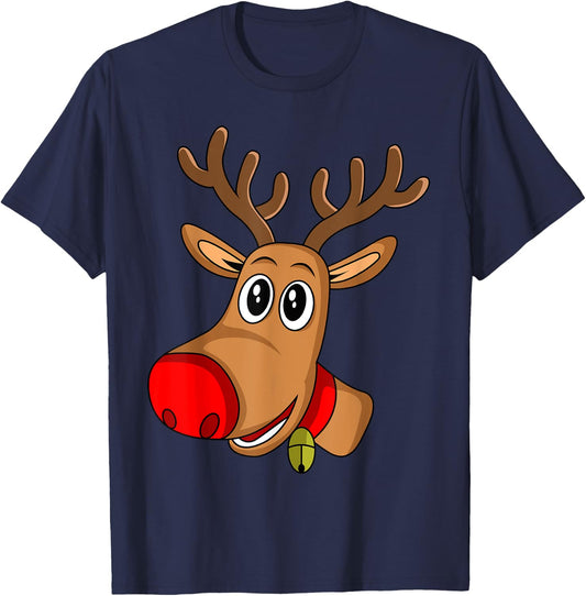RUDOLPH Red Nose Reindeer | Donner Blitzen T-Shirt - T-Shirt | Navy