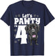 4 Year Old Black Lab Dog Birthday Pawty Labrador 4th Gift T-Shirt - T-Shirt | Navy