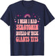 I Wish I Had Serotonin Instead of These Giant Tits T-Shirt - T-Shirt | Navy