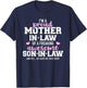 Proud mother-in-law of a great son-in-law T-Shirt - T-Shirt | Navy