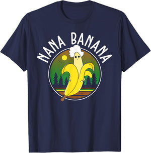 Funny Gift Nana Banana Gift T-Shirt - T-Shirt | Navy