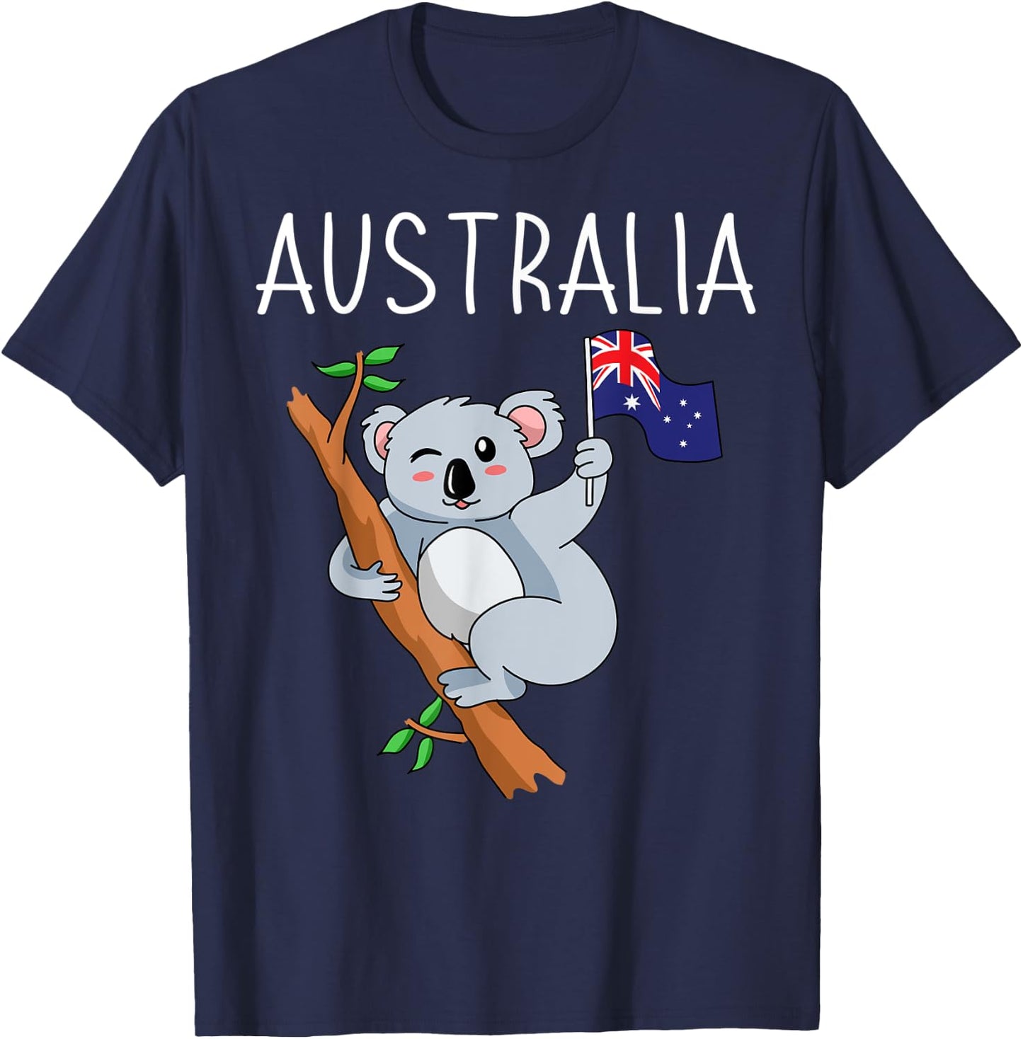 Australia Koala Aussie Australian Travel Tourist Souvenir T-Shirt - T-Shirt | Navy