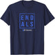 END ALS, Distressed ALS Awareness T-Shirt - T-Shirt | Navy