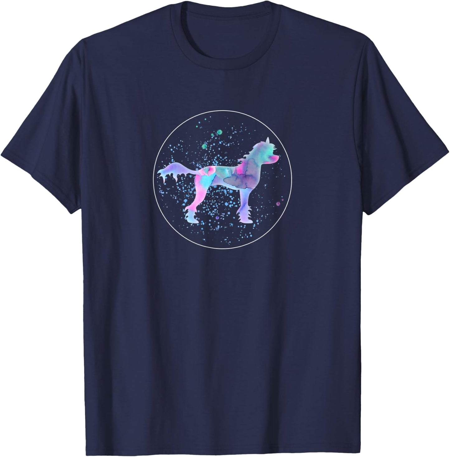 Chinese Crested T-Shirt - T-Shirt | Navy