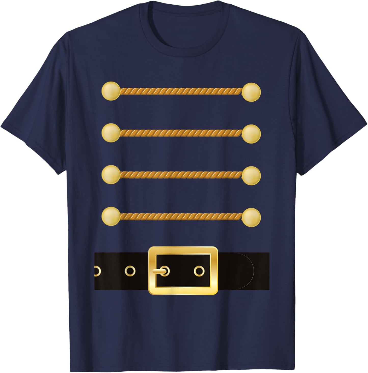 Nutcracker Character Soldier Costume Uniform Funny Christmas T-Shirt - T-Shirt | Navy