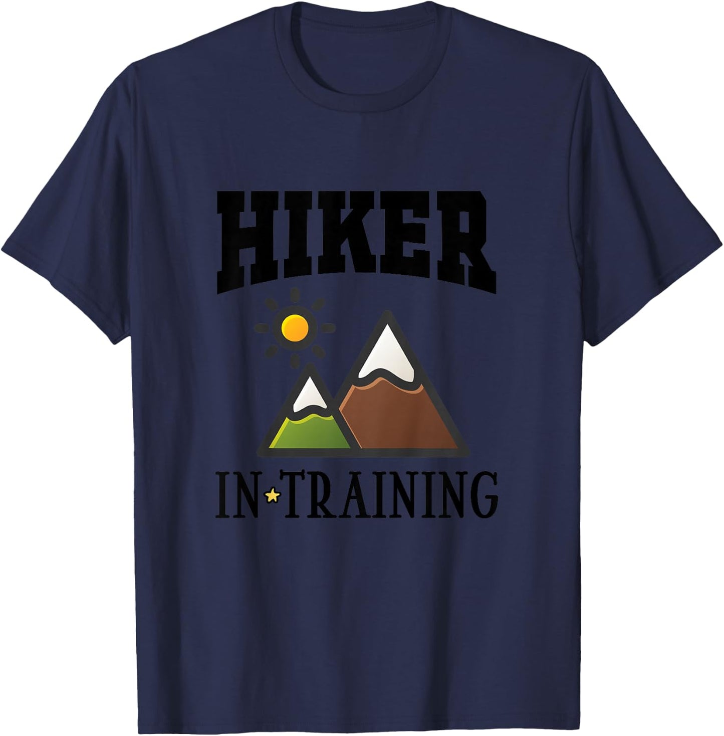 Future Hiker in Training Cute Hiking T-Shirt - T-Shirt | Navy