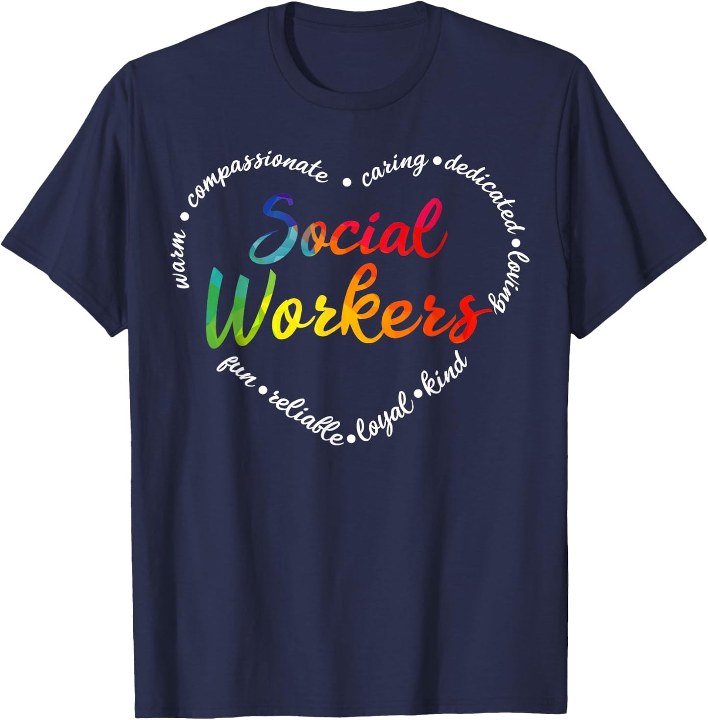 Social Worker Social Work Caseworker Public Servant Themed T-Shirt - T-Shirt | Navy