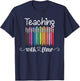 Teaching With Flair Kindergarten Teacher Back To School Women T-Shirt - T-Shirt | Navy