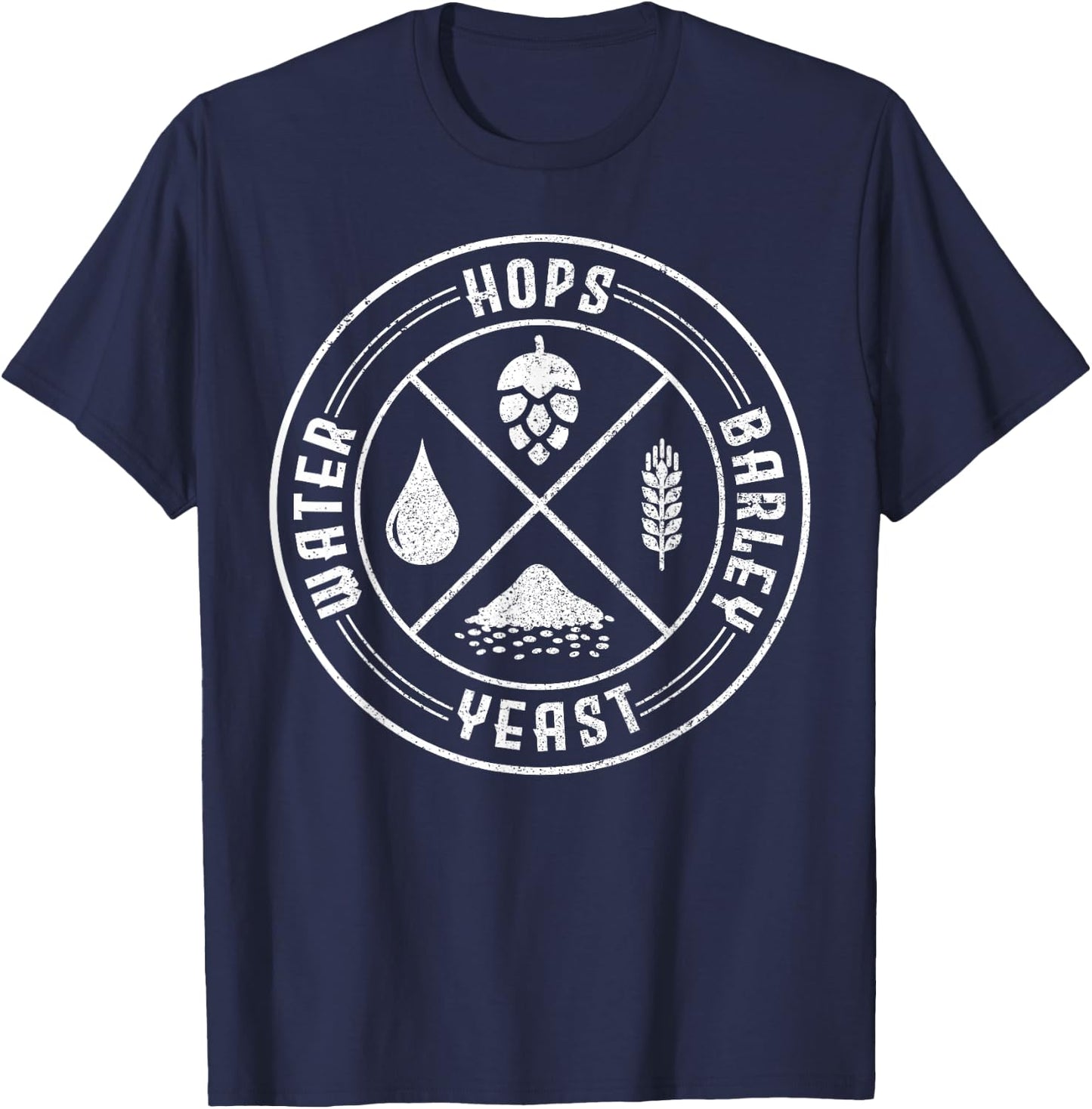 Beer Craft Beer Brewer Brewer Beer Brewer Gift T-Shirt - T-Shirt | Navy