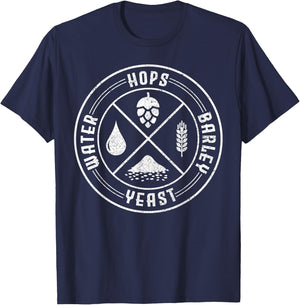 Beer Craft Beer Brewer Brewer Beer Brewer Gift T-Shirt - T-Shirt | Navy