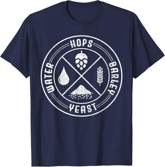 Beer Craft Beer Brewer Brewer Beer Brewer Gift T-Shirt - T-Shirt | Navy
