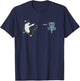 Disc Golf Cat Women Kids T-Shirt - T-Shirt | Navy