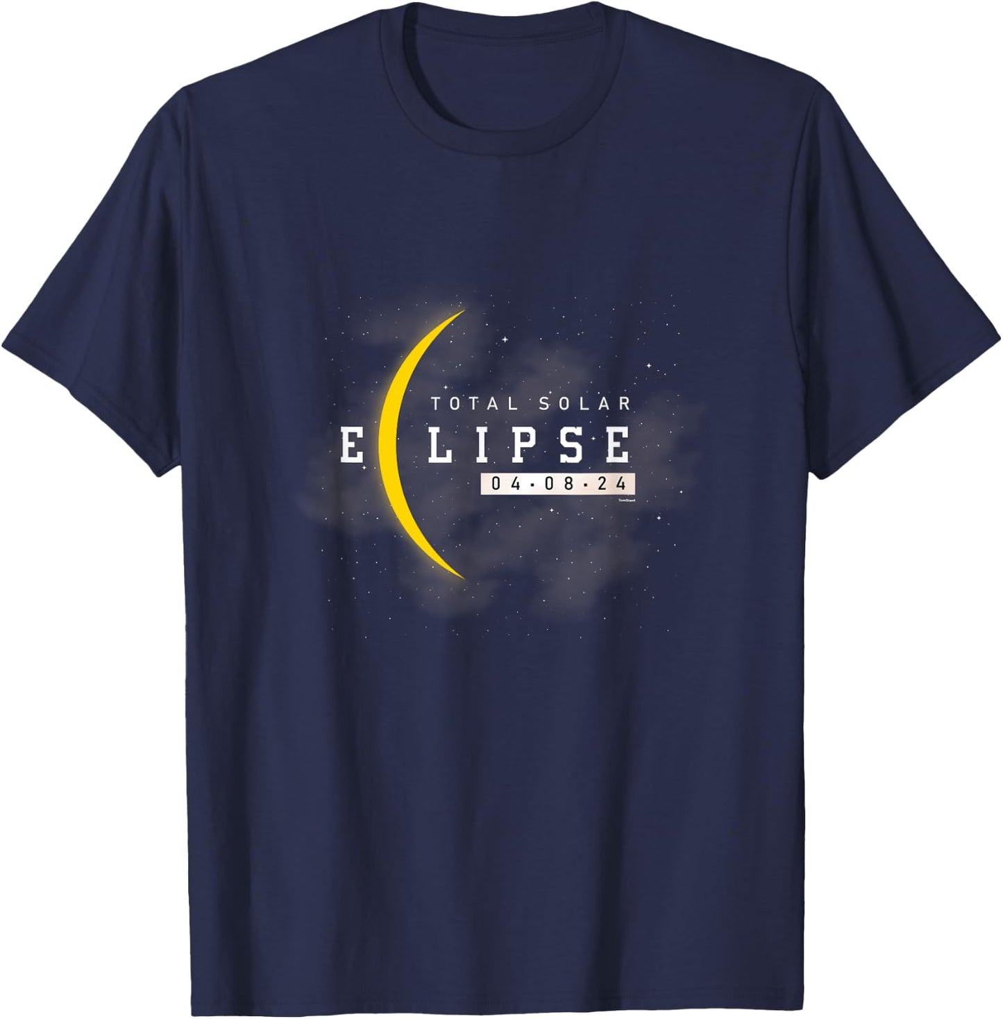 Total Solar Eclipse 2024 Moon Lover Moon Observation T-Shirt - T-Shirt | Navy